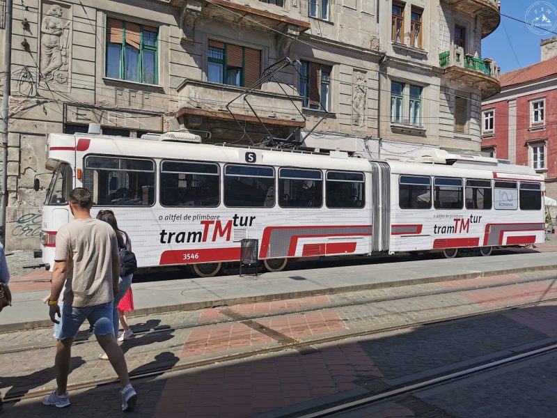 Plimbare cu tramvaiul turistic ”TramTur” prin Timișoara